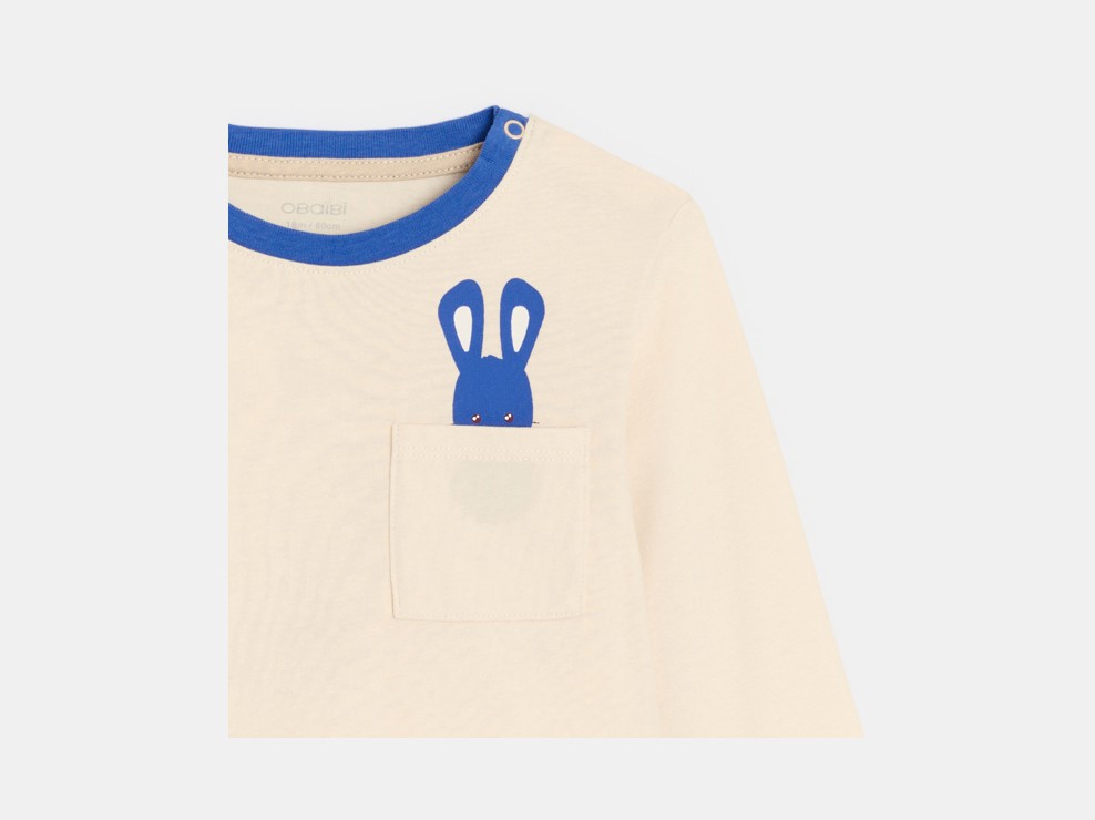 T-Shirt beige Tiermotiv Kleinkind Junge 2