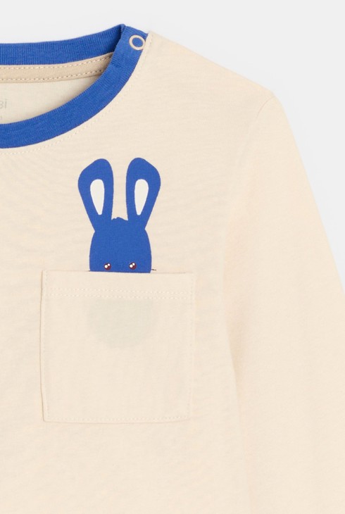 Bež majica s motivom životinje za dječake 2