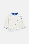 Pull en maille animaux gris bébé garçon