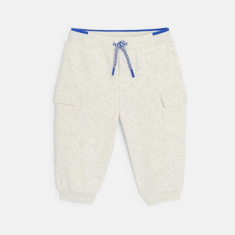 Jogginghose Molton grau Kleinkind Mädchen