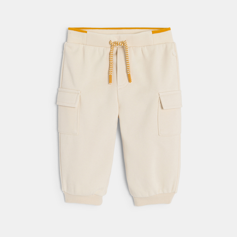 Jogginghose Molton beige Kleinkind Mädchen