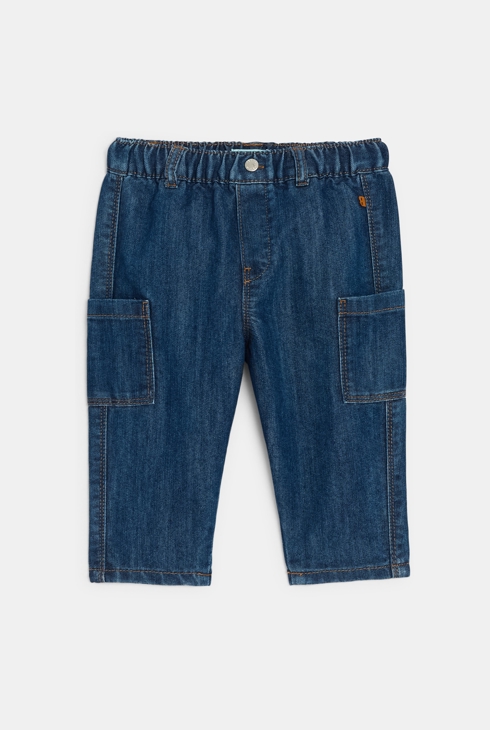 Cargohose Denim blau Kleinkind Junge 1