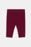 Robe fleurie coton fantaisie et legging rose bébé fille 3