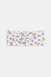Headband fleuri blanc bébé fille