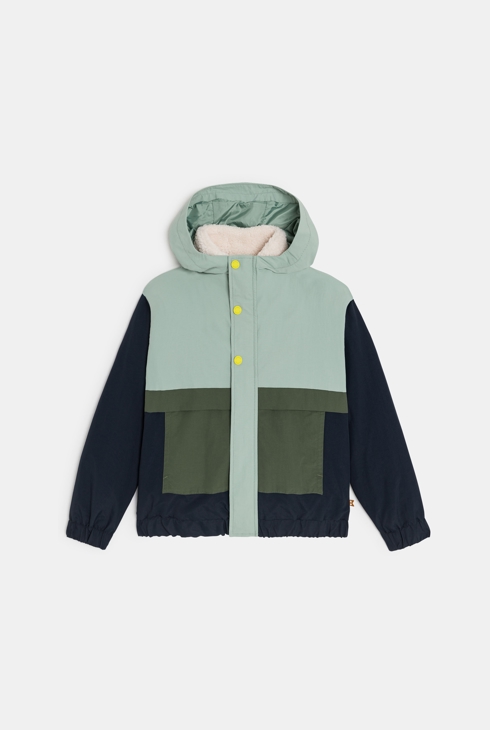 Giubbotto verde 3 in 1 per bambino. 1