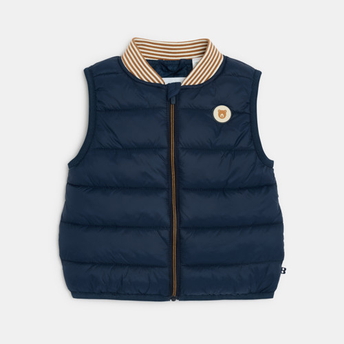 Doudoune Light Sans Manches Bleu Marine Bébé Garçon - Bleu Navy - 9M - OBAIBI