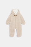 Combipilote chaude sherpa rose bébé fille