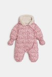 Combipilote doublée fourrure fruits rose bébé fille