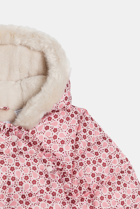 Kombinezon s krznenom podstavom i voćnim motivima za djevojčice 2