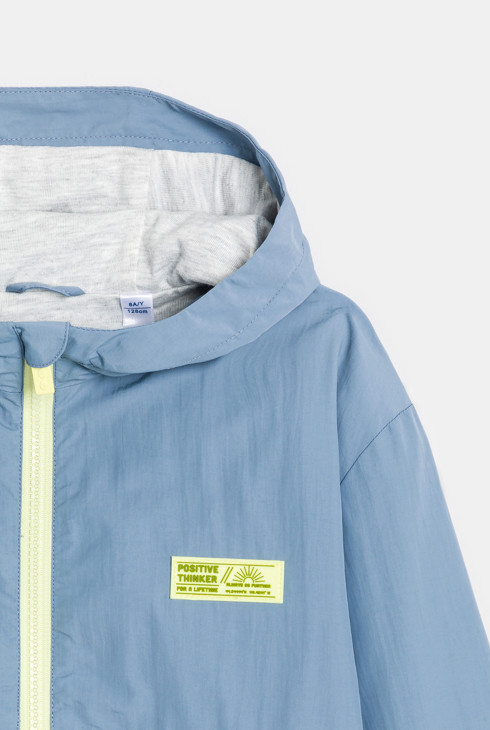 Blaue wasserabweisende Windjacke für Jungen 2