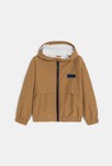 Blouson coupe-vent déperlant marron Garçon