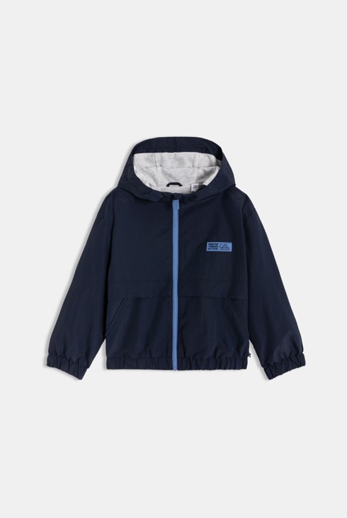 Blouson coupe-vent déperlant bleu Garçon 1