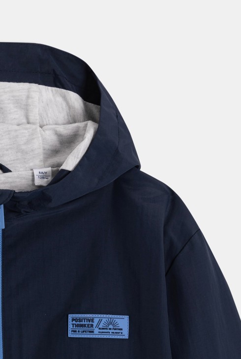 Blouson coupe-vent déperlant bleu Garçon 2