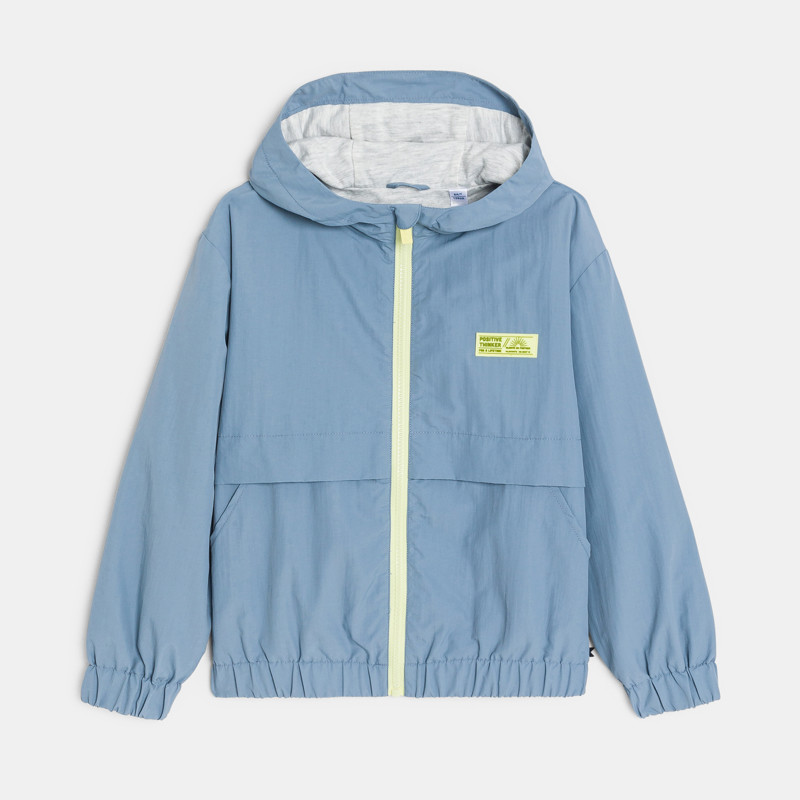 Blaue wasserabweisende Windjacke für Jungen