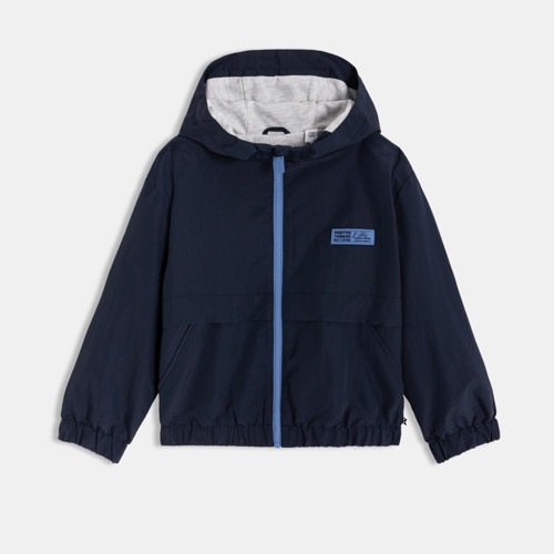 Blouson Coupe-vent Déperlant Bleu Garçon - Bleu Navy - 12A - OKAIDI