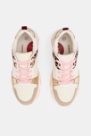 Baskets running lacées rose fille 2