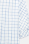 Chemise à petits carreaux bleu ciel Femme 3