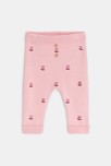 Pull et pantalon maille tricot fleurs rose bébé naissance fille 4
