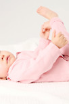 Pull et pantalon maille tricot fleurs rose bébé naissance fille 5