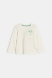 T-shirt manches longues lapin rose bébé fille