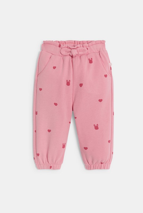 Hose Mädchen rosa mit Schleife 1