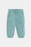 Pantalon vert avec nœud