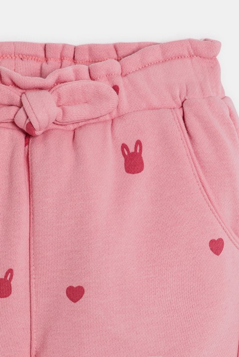 Hose Mädchen rosa mit Schleife 2