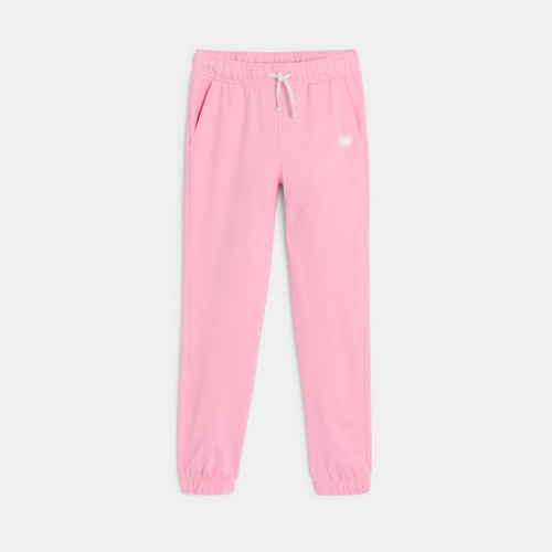 Jogging Rose En Molleton Fille - Rose Malabar - 9A - OKAIDI