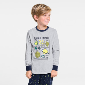 Pyjama Jungen grau