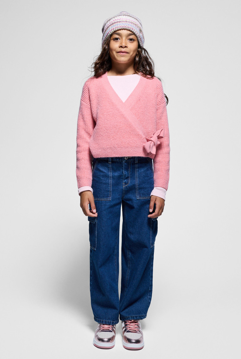 Pull Fille Okaidi – Rose, 6 Ans, Créateur Français, Neuf Sans étiquette