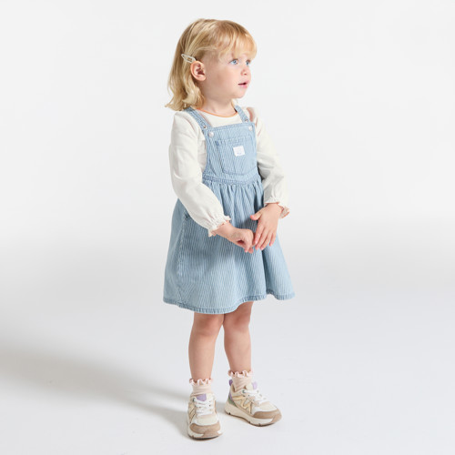 Blouse Fleur Chat Blanc Bébé Fille - Ecru Tres Clair - 5A - OBAIBI