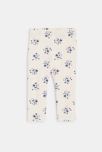 Robe denim brut bleu et legging bébé fille 3