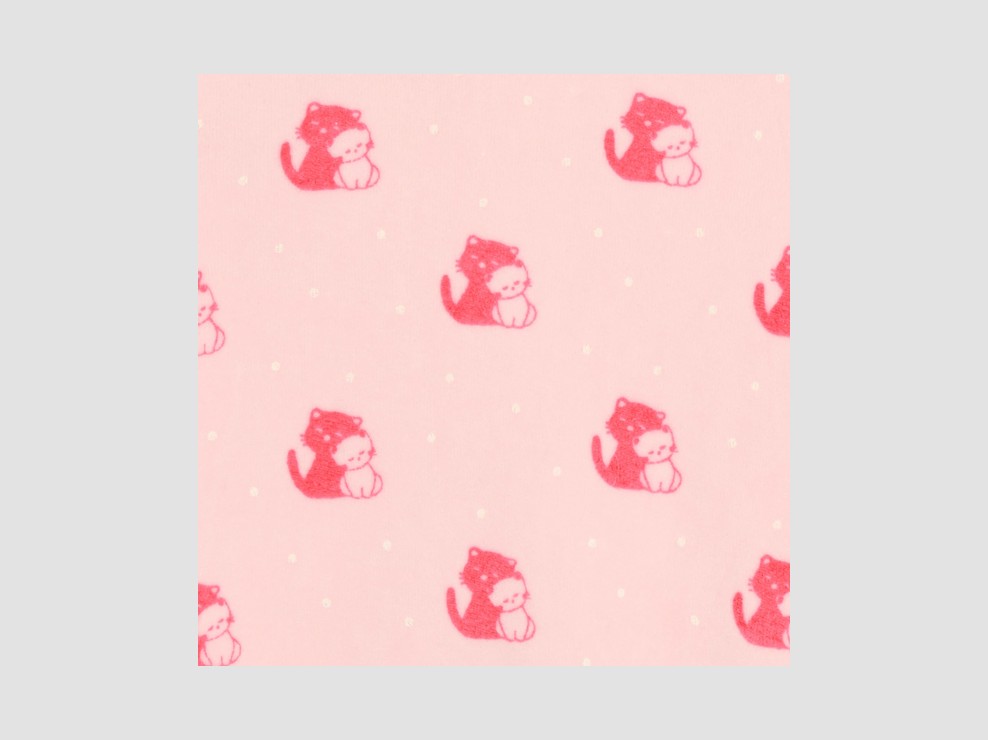 Pyjama Kleinkind rosa mit Motiven 2