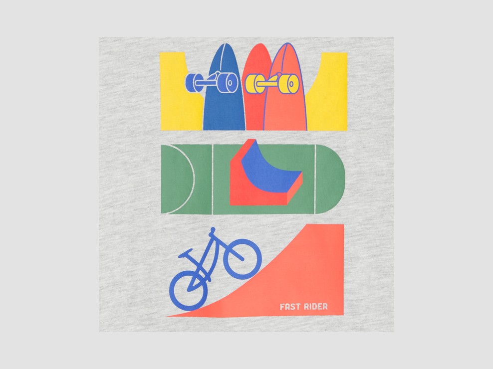 T-shirt a maniche corte con motivo per bambino 2