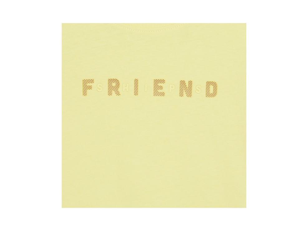 Żółta koszulka z krótkim rękawem z napisem dla chłopca 2