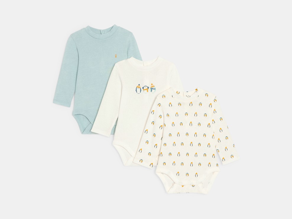 Body Stehkragen Pinguin weiß Kleinkind Junge 1