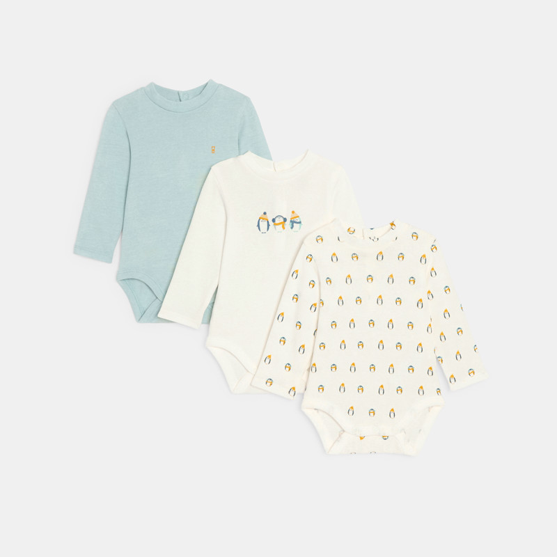 Body Stehkragen Pinguin weiß Kleinkind Junge