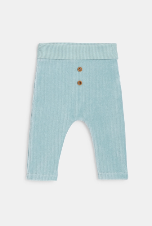 Pull doux sherpa et legging velours côtelé blanc bébé naissance garçon