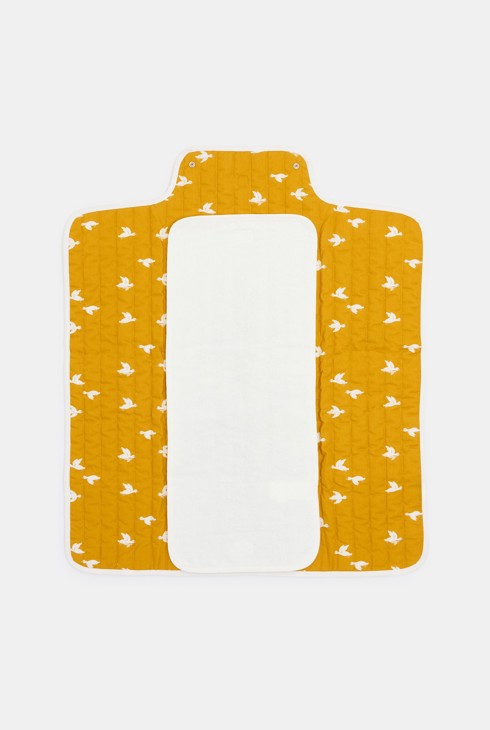 Newborn unisex yellow travel changing mat 2