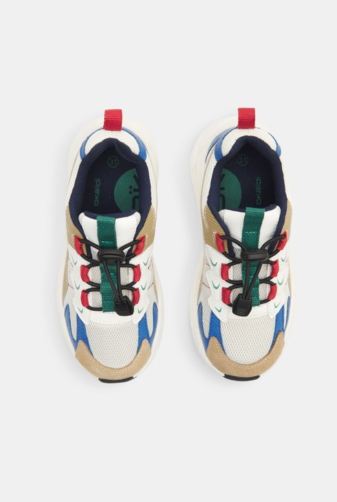 Bakets running lacets autobloquants marron garçon 2