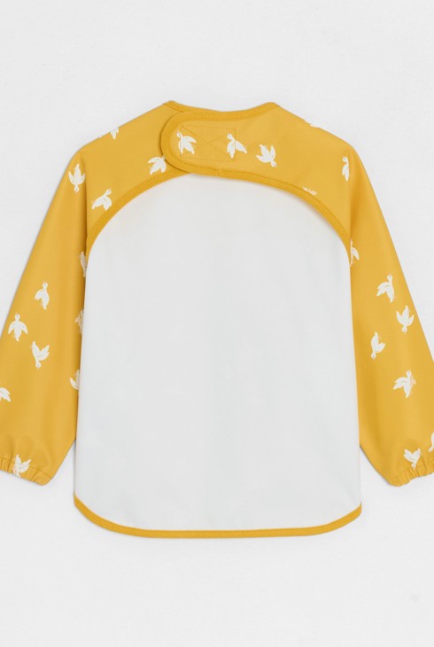 Fantovki rumen predpasnik za aktivnosti s potiskom gosi za dojenčke 2