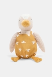 Doudou velours oiseau jaune bébé naissance