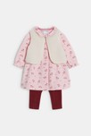 Robe imprimée bébé fille rose