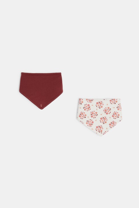 Bavoirs bébé motifs floraux 1