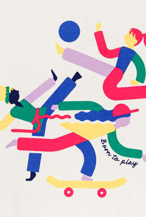 Bijela majica kratkih rukava s porukom za djevojčice 2