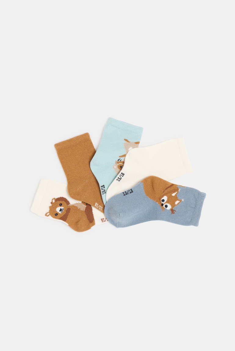 Calcetines animales multicolor bebé niño 1