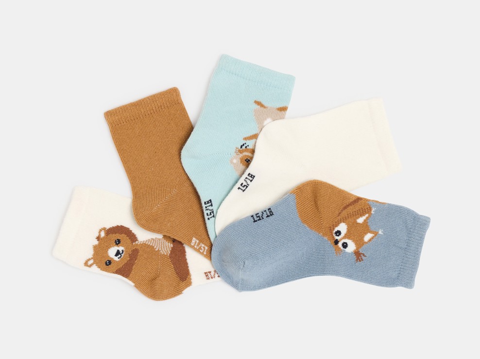 Socken Tiere mehrfarbig Kleinkind Junge 1