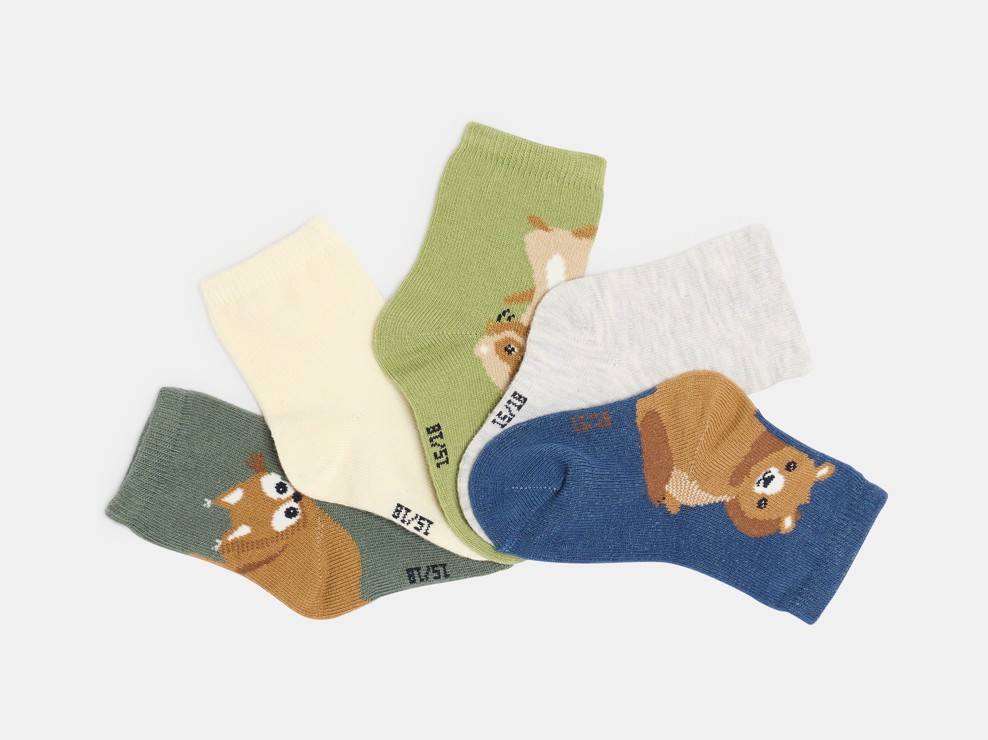 Socken Tiere mehrfarbig Kleinkind Junge 1