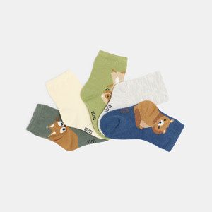 Chaussettes animaux multicolores bébé garçon