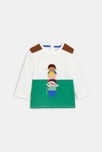 T-shirt manches longues vert bébé garçon